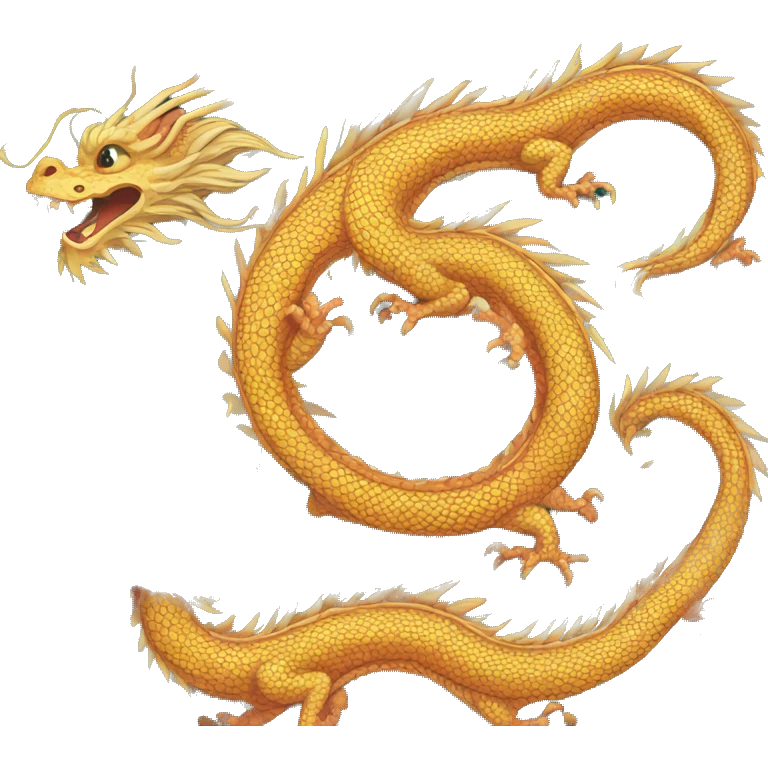 Eastern dragon intricate patterns  emoji