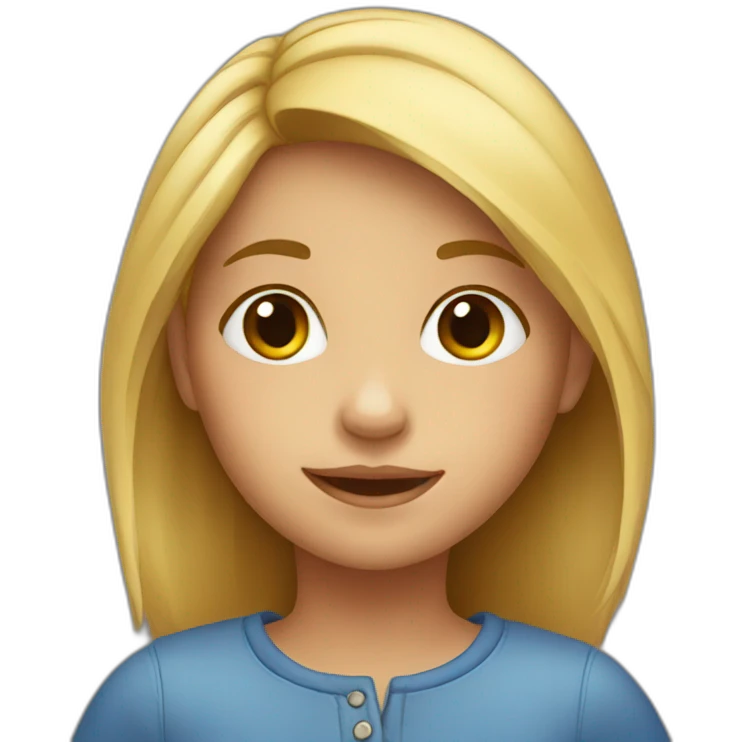young girl emoji