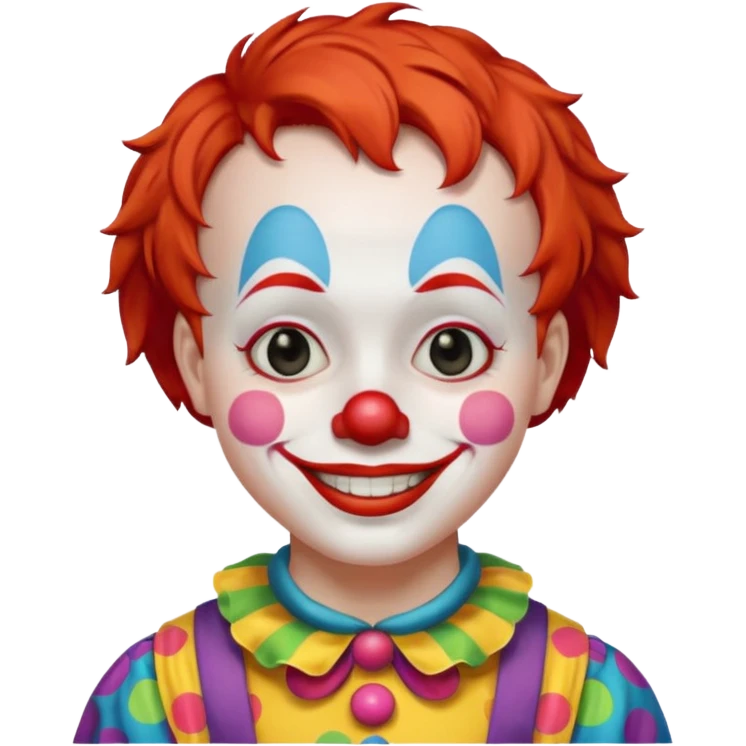 clown with short hair emoji
