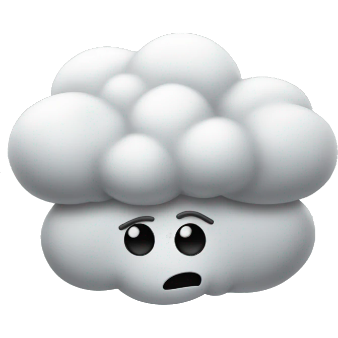 snob cloud emoji