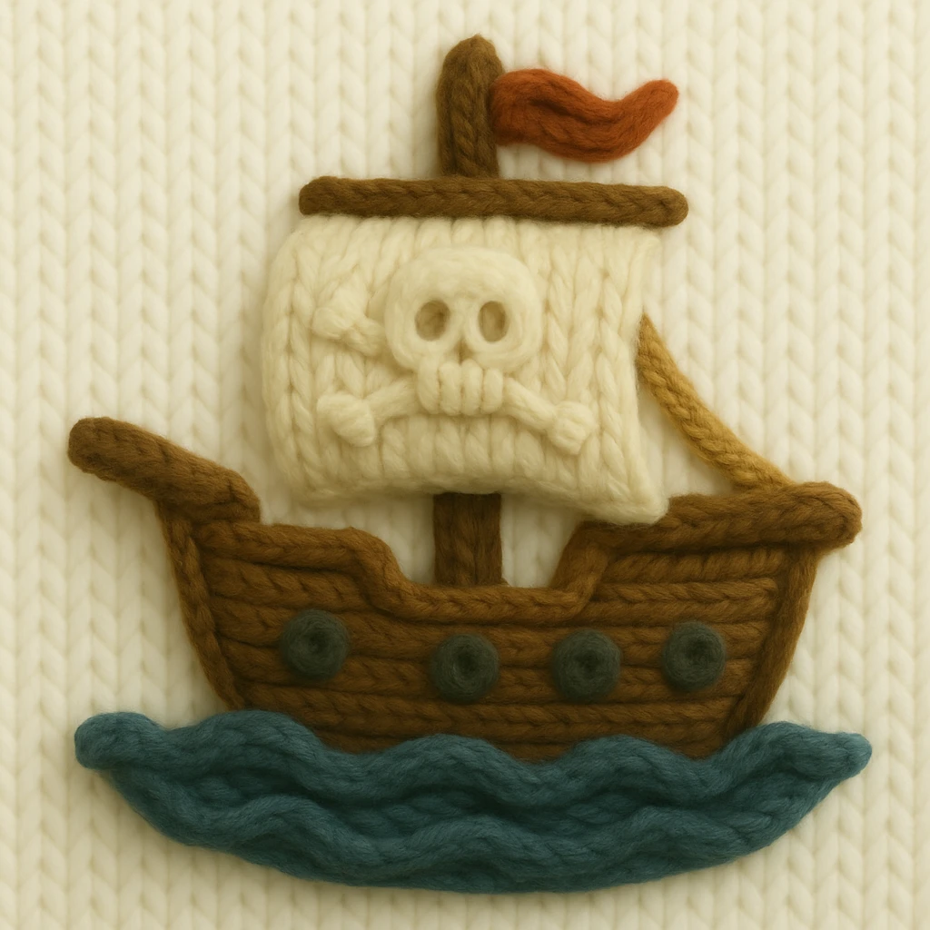 pirate ship emoji