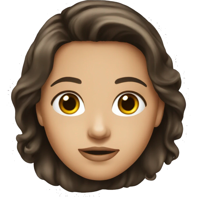 brunette girls  emoji