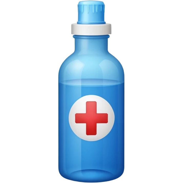 medical grade bottle of dye emoji