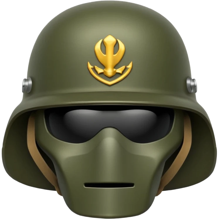 military helmet emoji