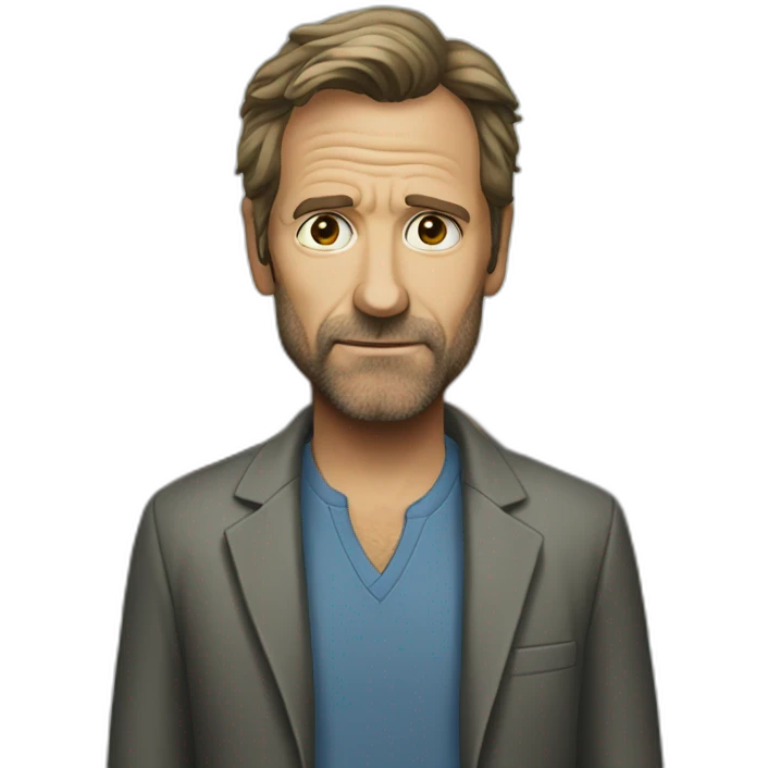 Gregory House from House M.D. emoji