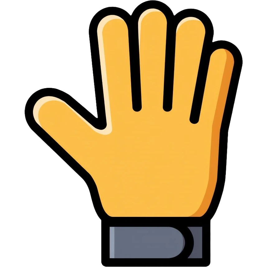 Goalkeeper glove emoji