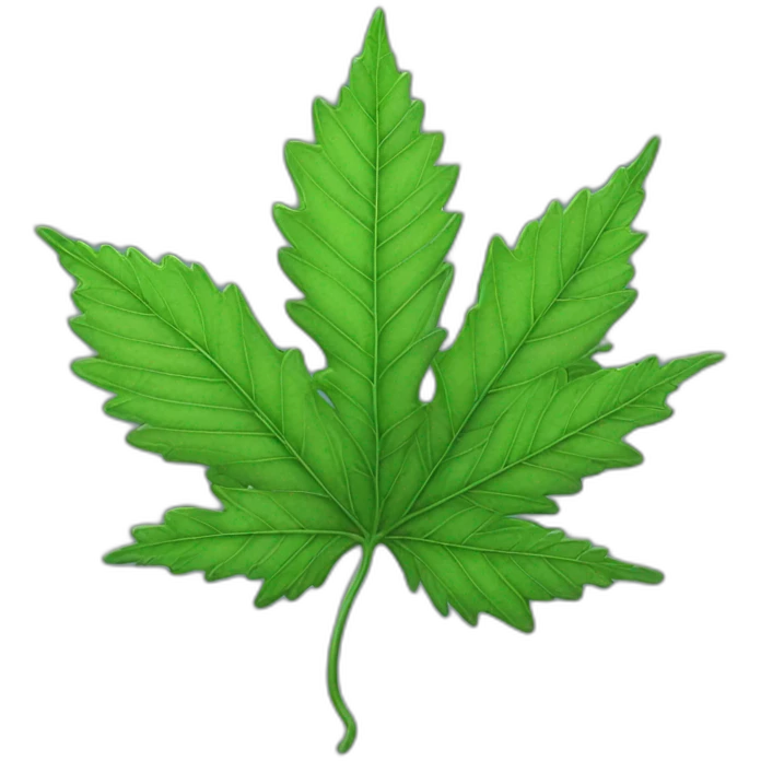 Canabis leaf emoji