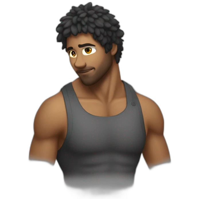 persona tiene calor suda emoji