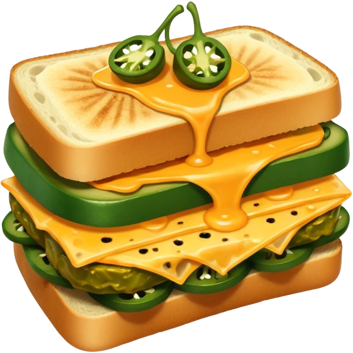 	•	Jalapeñolu sandviç emoji