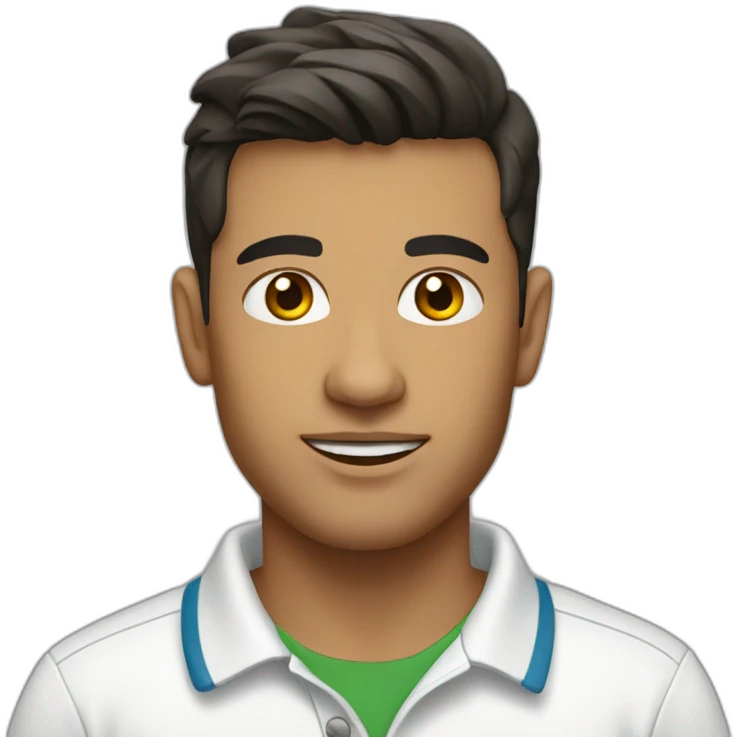 rayane with a white polo emoji