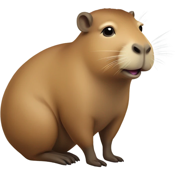 Farting capybara  emoji