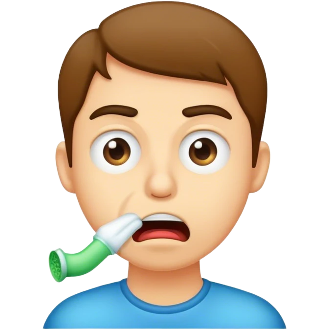 Stinky breath emoji