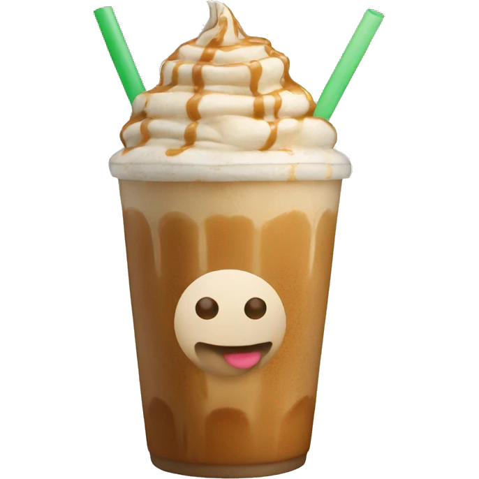 Caramel frappe emoji