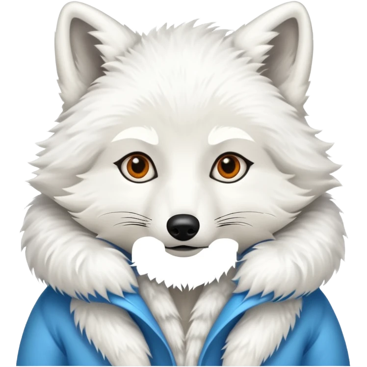 white fox emoji
