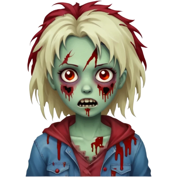 zombie girl emoji