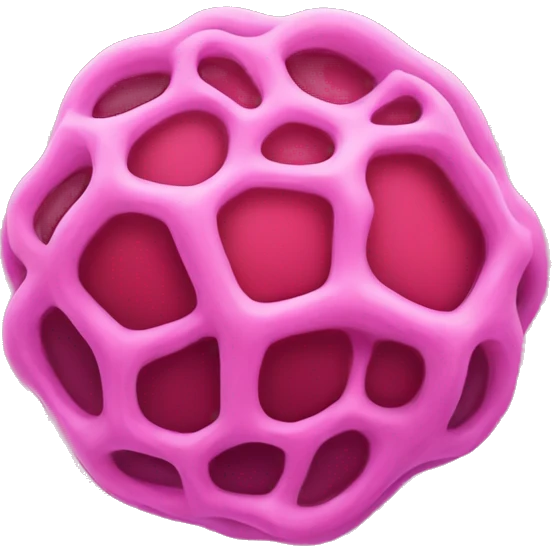 Pink cell biology emoji