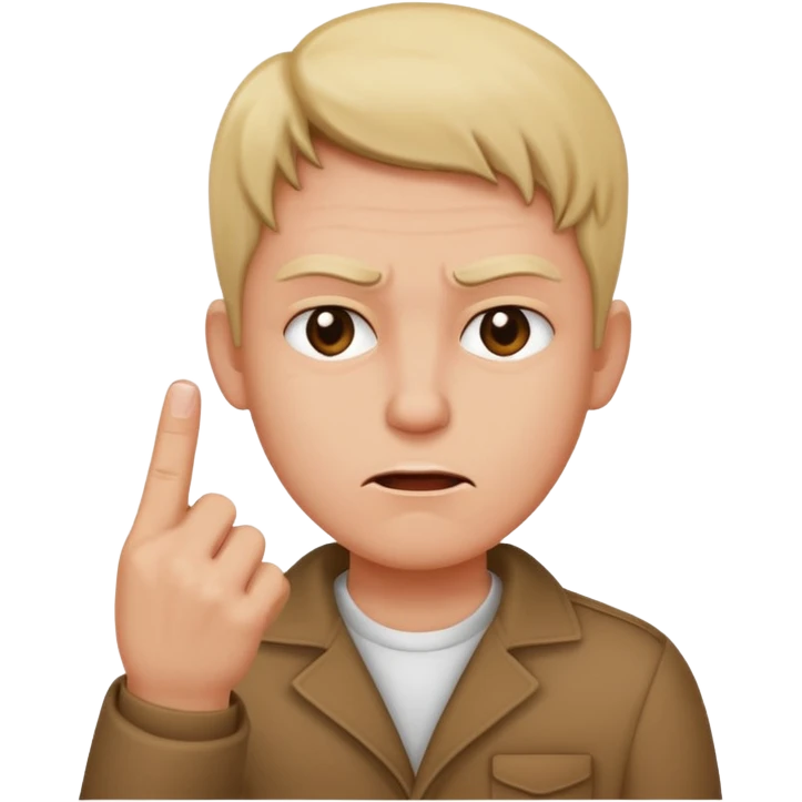 Mad with middle finger  emoji
