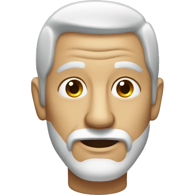 Old man with goatee  emoji