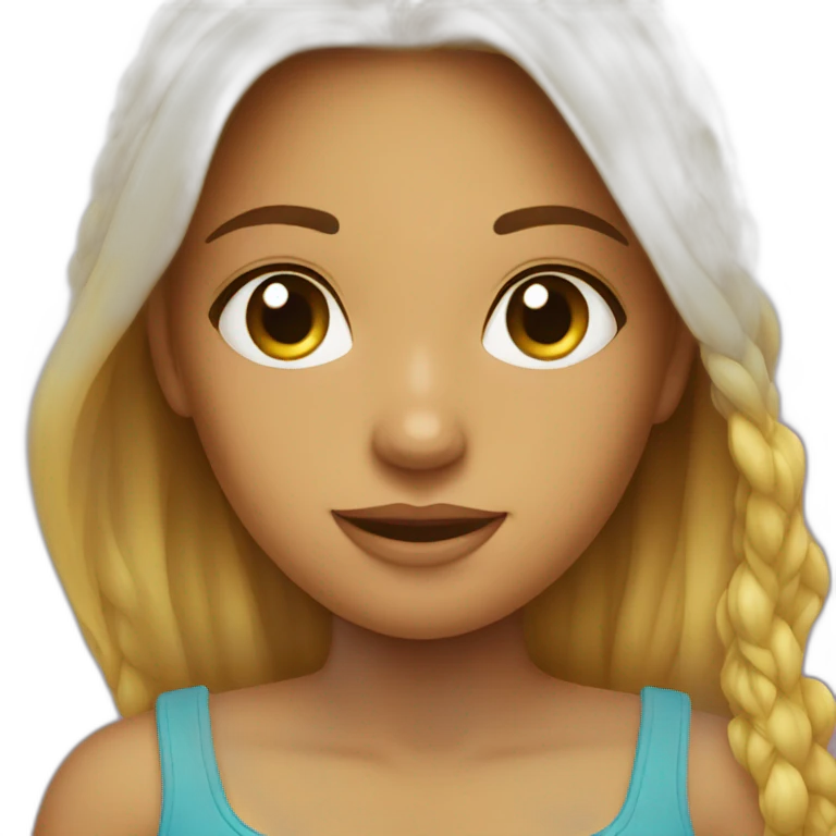 beach girl emoji