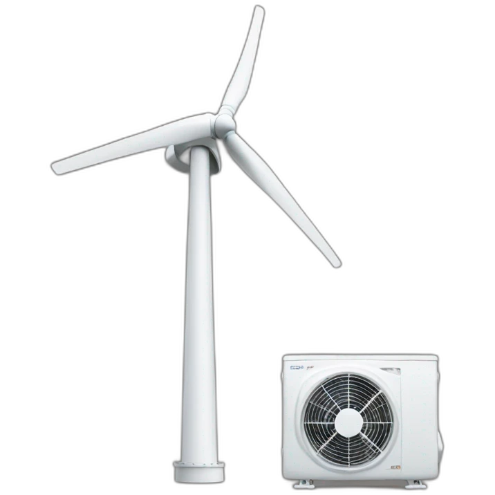 wind turbine and alternator emoji
