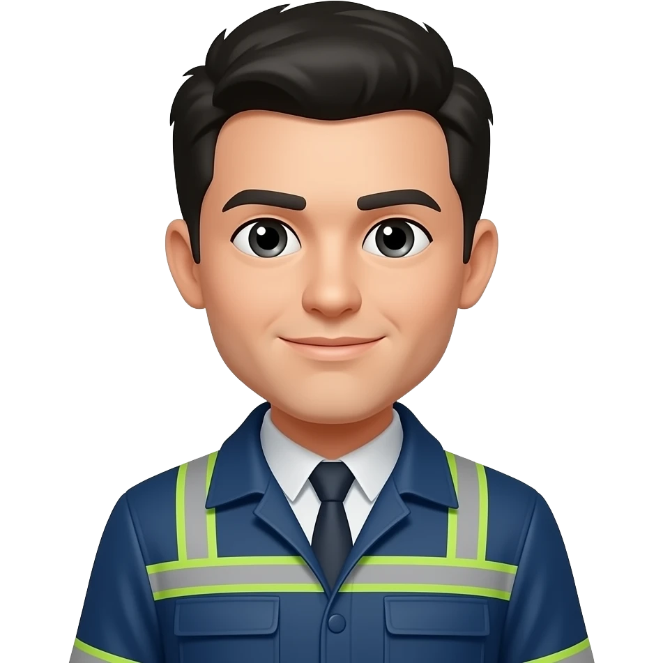 ingeniera indsutrial en el area de ssoma pelo negro emoji