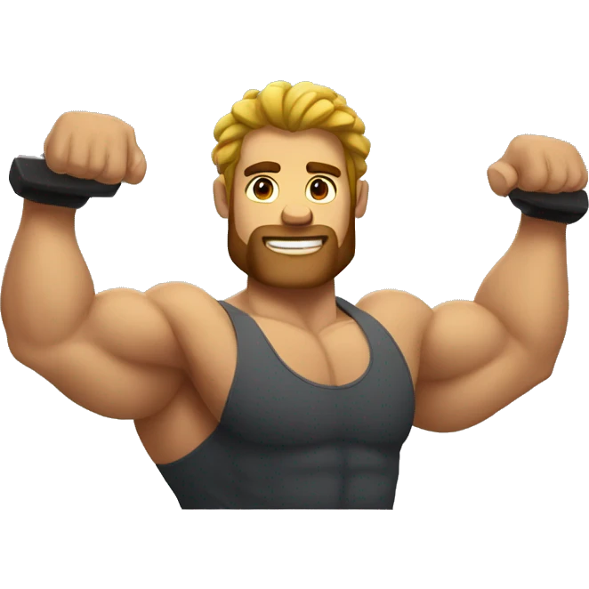 Hercules in the gym  emoji