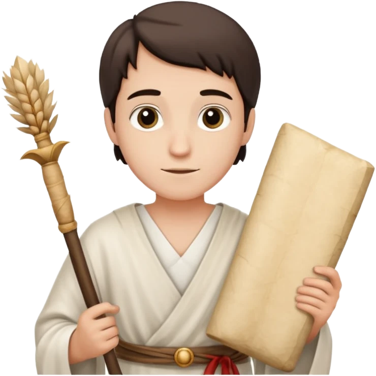 no, necesito que me hagas a san juan apostol emoji