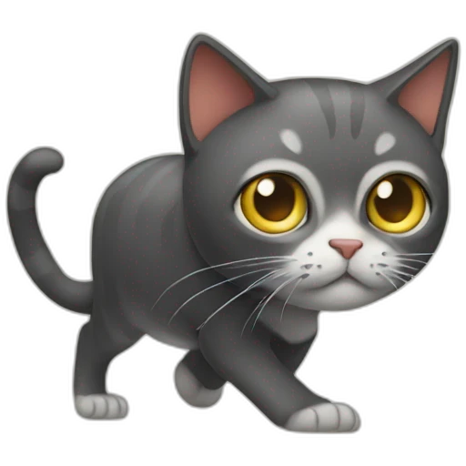 cat stalking its prey emoji
