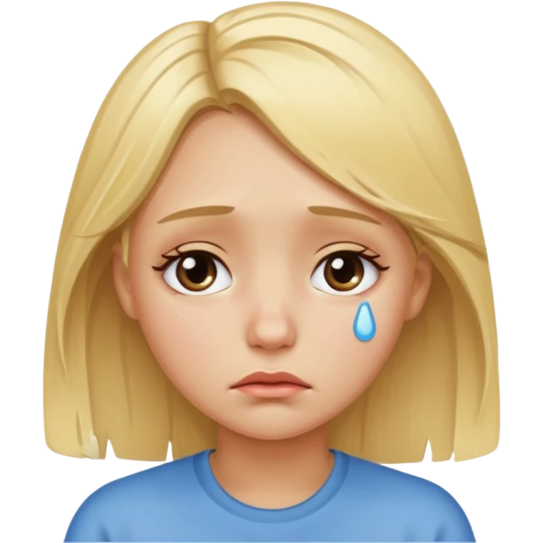 Mutsuz kız  emoji