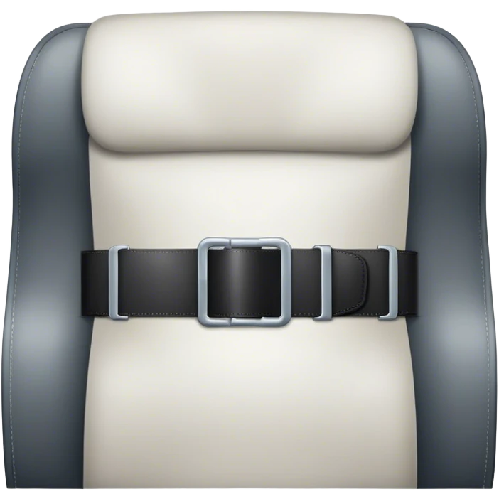 plane seat belt waist emoji