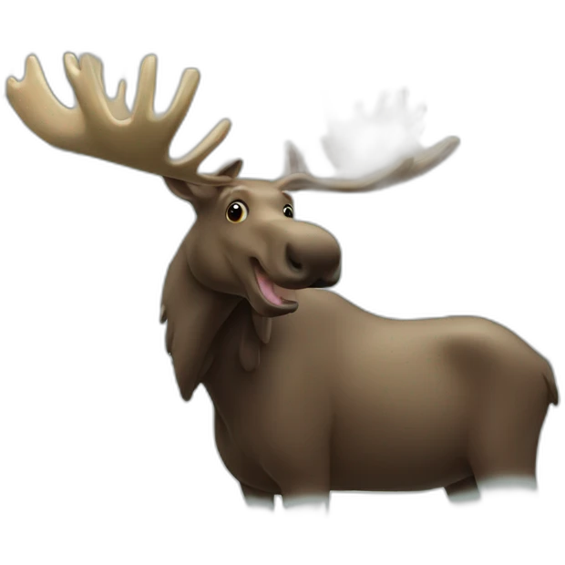 moose-forest-christmas emoji