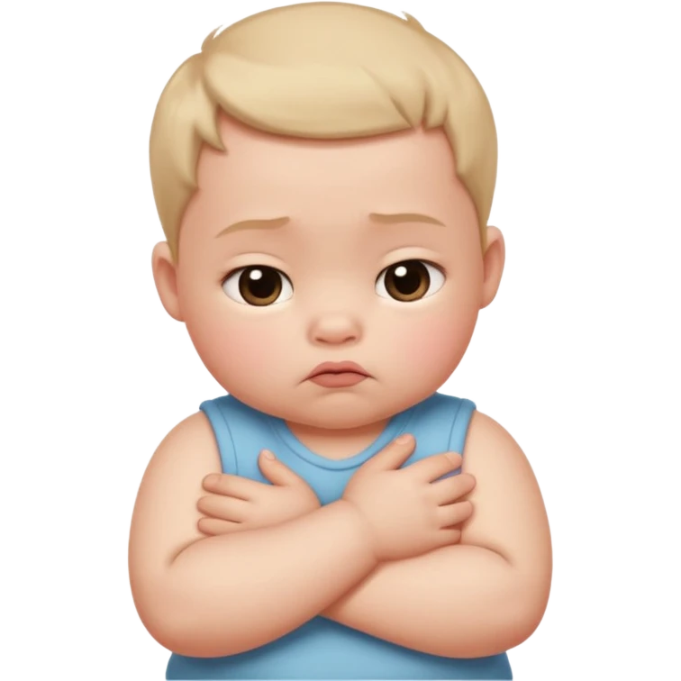  🥺 Pero con manitas y cruzadas como un bebé diciendo porfis y sacando su trompita emoji