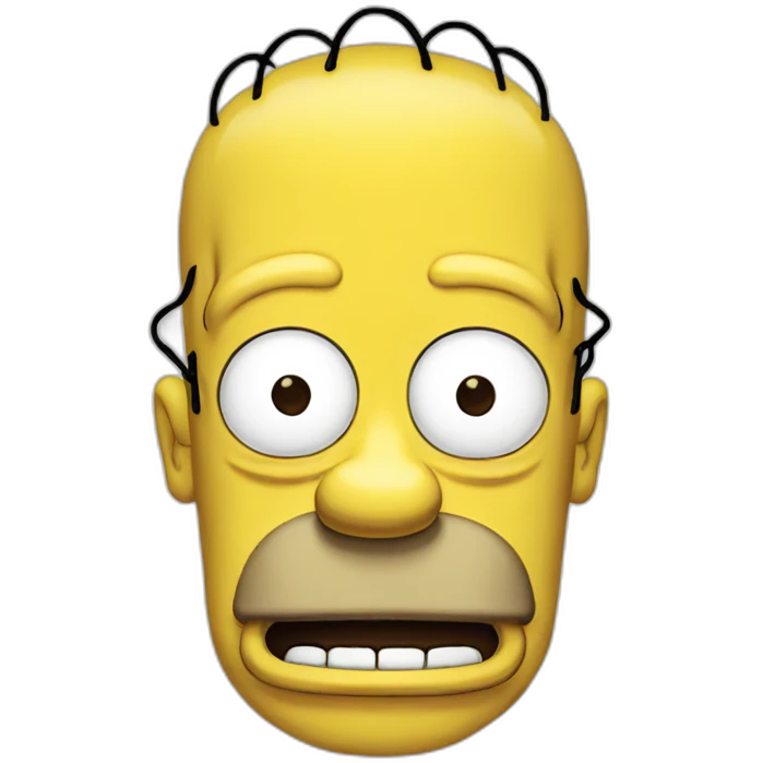 homer simpson face emoji