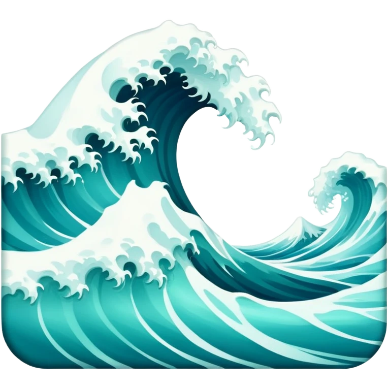 ocean wave emoji
