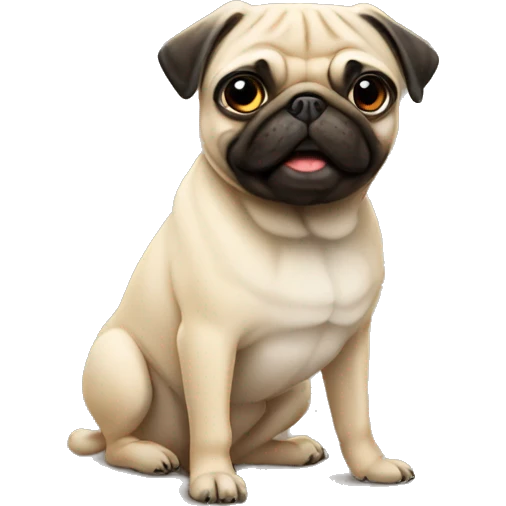 Pug emoji