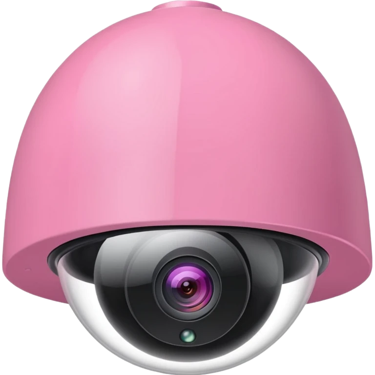 Security Camera pink  emoji
