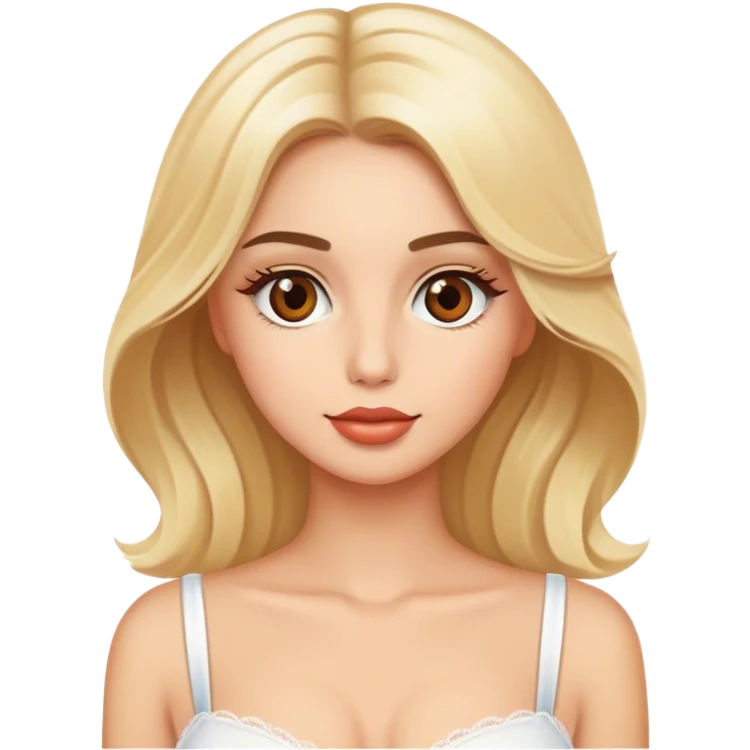Luxury blonde model, brown eyes, honeymoon traveling in italy emoji
