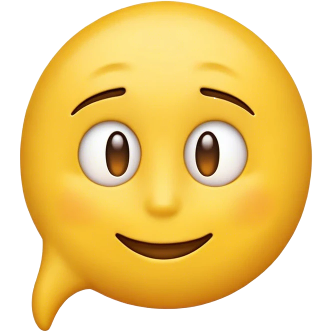 Emoji looking from the side judging emoji