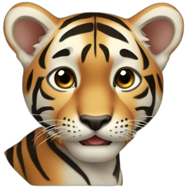 bébé tigre emoji