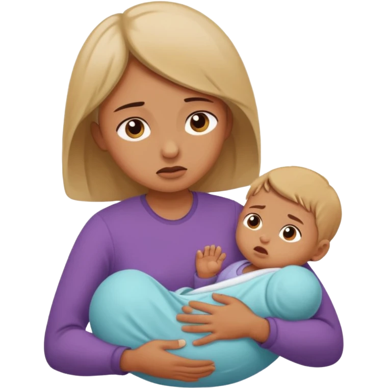 Giving birth emoji mom pushing out baby emoji