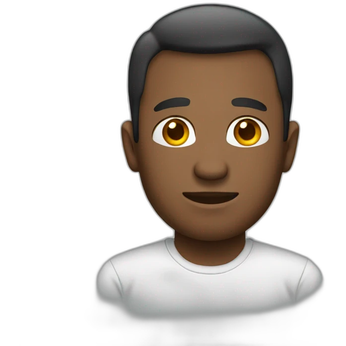 a man wearing a shirt emoji