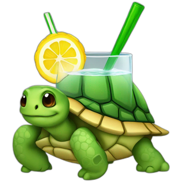 Tortule drink vodka emoji