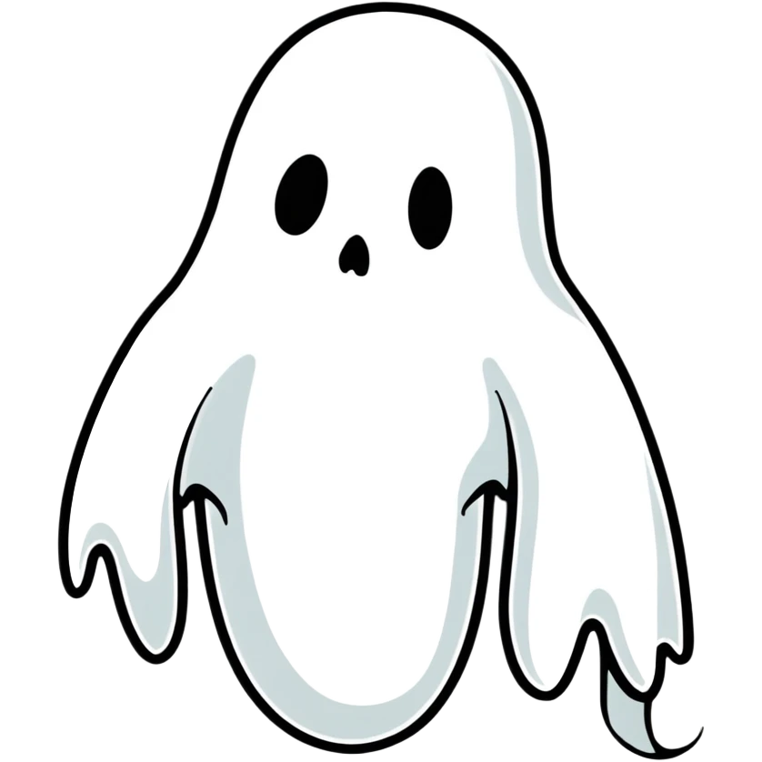 spooky ghost emoji