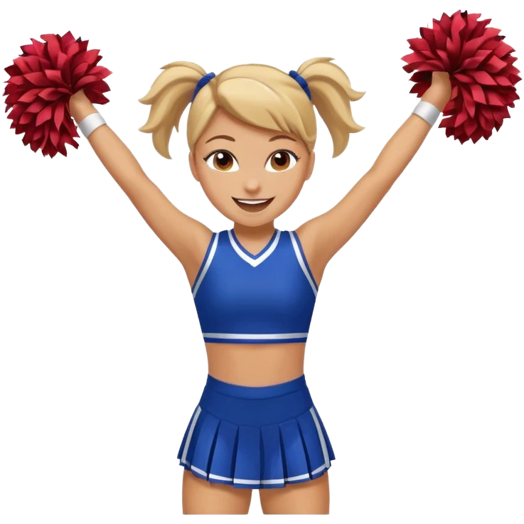 cheerleader stunt emoji
