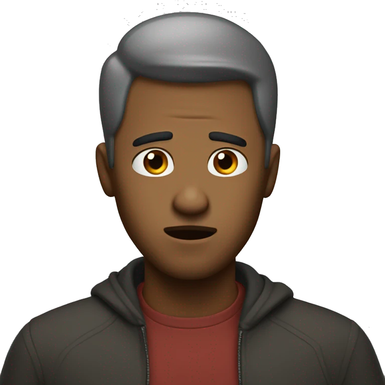 a man complaining a lot emoji