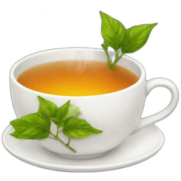 Tea with ment emoji