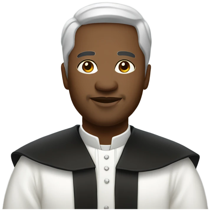 Pastor in White Vestments emoji
