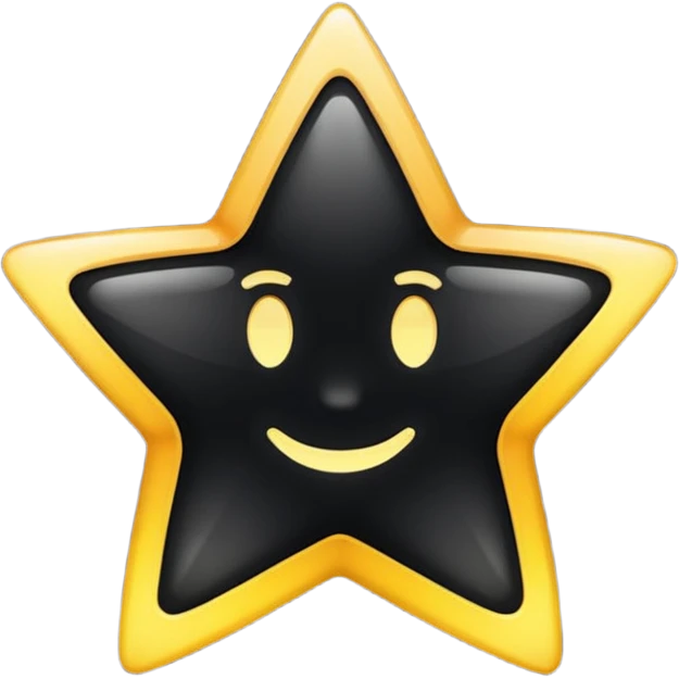 ★☆ - this shows full star and empty star but I want is first half black and second half empty emoji