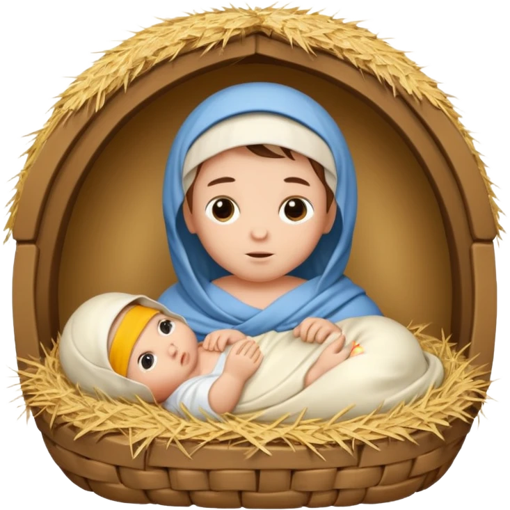 baby jesus nativity emoji