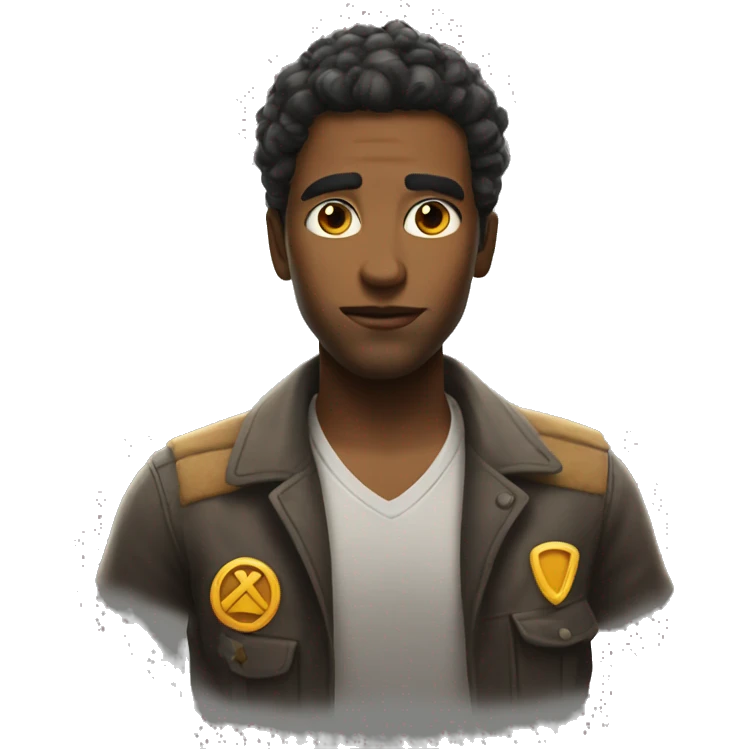 create a V badge emoji similar to those used in Free Fire.  emoji